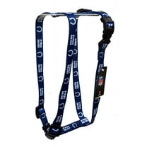 Indianapolis Football Colts Small 5/8 Inch Wide Adjustable Pet Harness 12" - 18"