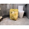 thumbnail image 3 of Bud Mesh - Cesta para la colada plegable, cesta para la colada, para habitación de niños, dormitorio, dormitorio universitario o viajes, color amarillo, 3 of 5