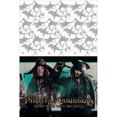 Pirates of the Caribbean 'Dead Men Tell No Tales' Plastic Table Cover (1ct)