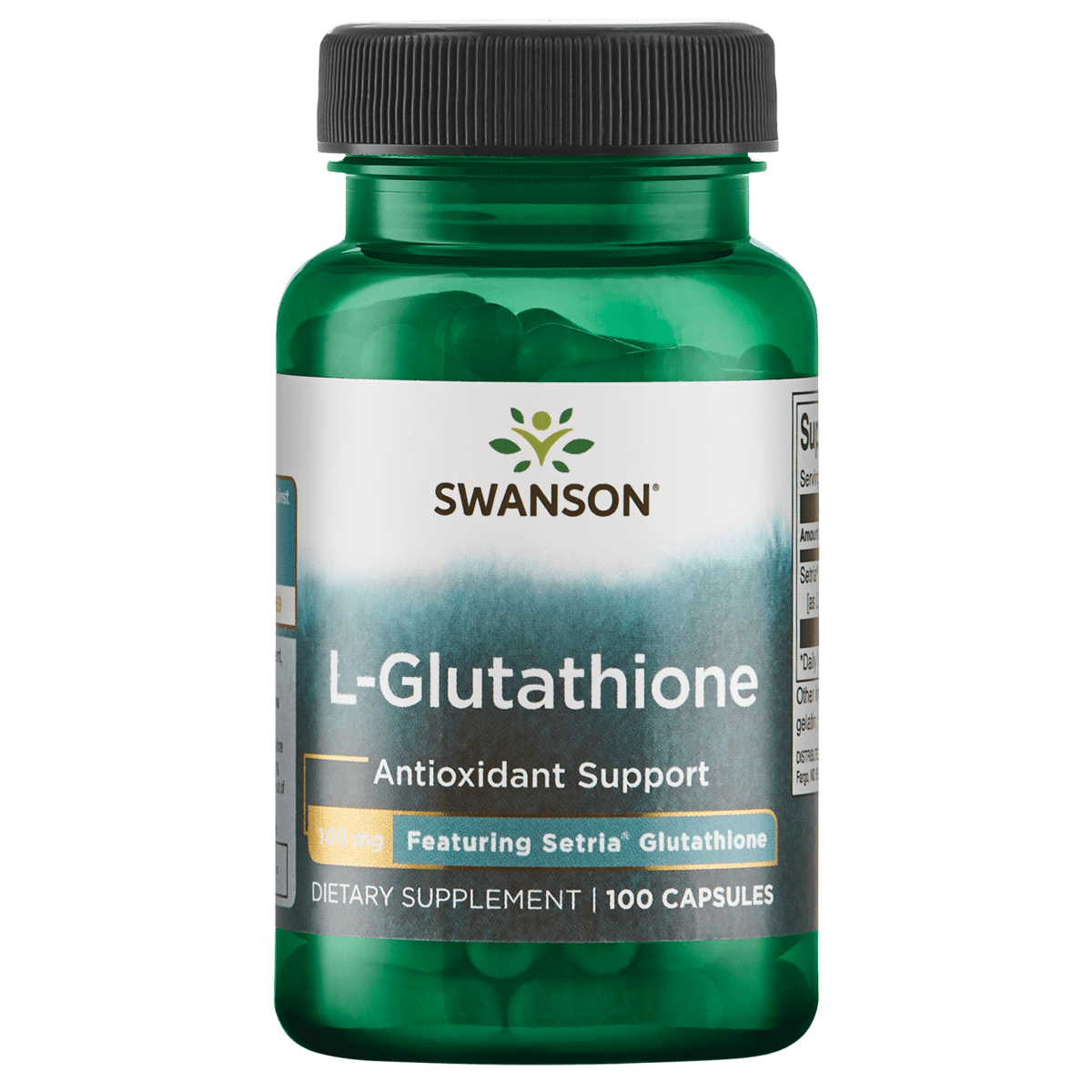 Swanson L-Glutathione - Featuring Setria Glutathione 100 mg 100 Capsules