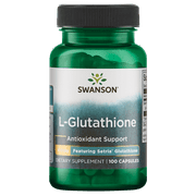 Swanson L-Glutathione - Featuring Setria Glutathione 100 mg 100 Capsules
