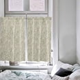 thumbnail image 4 of Sage Green Botanical Window Short Curtains 54 Inch Length, Rustic Vintage Floral Leaves Rod Pocket Kitchen Window Treatments Drapes for Bedroom, Cafe, Living Room, 2 Panels, 42 W x 54 L, 4 of 5