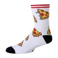 thumbnail image 3 of Men's Novelty Funny Saying Athletic Crew Socks, If You Can Read This, Order Me Some Pizzas" Fun Gripper Socks, 3 of 4