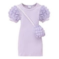 thumbnail image 1 of aDJFDGT Ensemble de Déguisement pour Filles Robe à Manches Courtes à Imprimés pour Tout-Petites Robe de Danse Robes de Fête Vêtements, 1 of 7