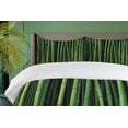 thumbnail image 3 of Ambesonne Peace Garden Duvet Cover Sets, Exotic Forest Elements, 2-Queen, Lime Green and Emerald, 3 of 6