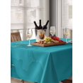 thumbnail image 6 of Turquoise Marble Table Cloth, Minimalist Abstract Golden Fluid Art Waterproof Tablecloth for Rectangle Tables, Reusable Washable Fabric Table Cover for Restaurant Kitchen Dining Tables 60"x84", 6 of 6