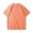 Orange, variant on MEICHEN Cotton T Shirts Oversized Unisex Short Sleeves Casual Loose Blouses Solid Basic Tee Tops for Women