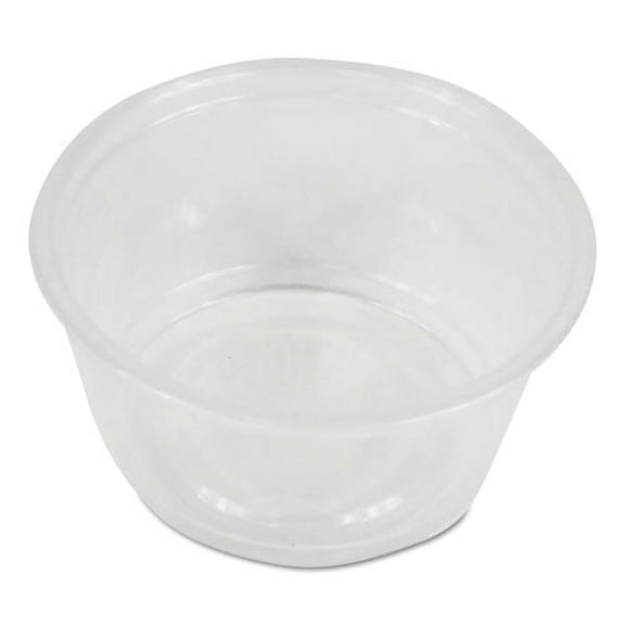 Souffle/portion Cups, 2 Oz, Polypropylene, Clear, 20 Cups/sleeve, 125 Sleeves/carton | Bundle of 2 Cartons
