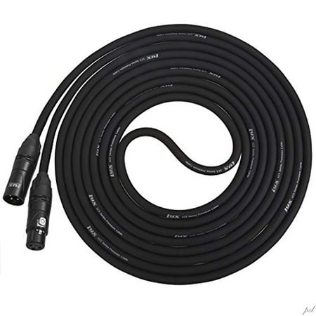 Quad Microphone Cable (LyxPro Quad Series 50 ft XLR 4-Conductor Star Quad Balanced Microphone Cable for High End Quality and Sound Clarity, Extreme Low Noise,)