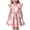 Pink-19, variant on Mitankcoo Girls Easter Dresses Cute Print Flutter Sleeve Crew Neck A-Line Dress for Daily Fashion Wear 3-14Y