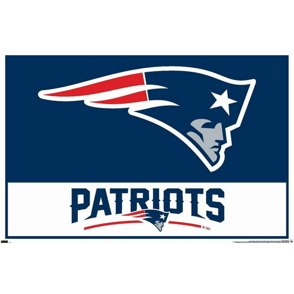 NFL New England Patriots - Logo 21 Wall Poster, 22.375" x 34"
