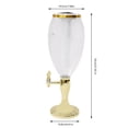 thumbnail image 2 of Miumaeov Beer Tower Dispenser 5L/170oz Drink Dispenser with Detachable Ice Tube and LED Light Drink Tower Liquor Dispenser for Bar Family Buffet Restaurant, 2 of 10