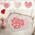 thumbnail image 6 of Moocorvic Heart Shaped Valentines Day Rug Non Slip Bath Mat for Bedroom Bathroom 24Inch, 6 of 6