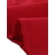 thumbnail image 5 of Elegante camisa abotonada cuello alto con escote en V recortado carrera primavera para mujer Rojo XS, 5 of 5