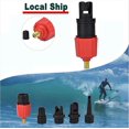 thumbnail image 4 of Sup Air Pump Adapter Inflatable Paddle Rubber Boat Kayak Air Valve Adaptor Tire Compressor Converter 4 Nozzle, 4 of 5