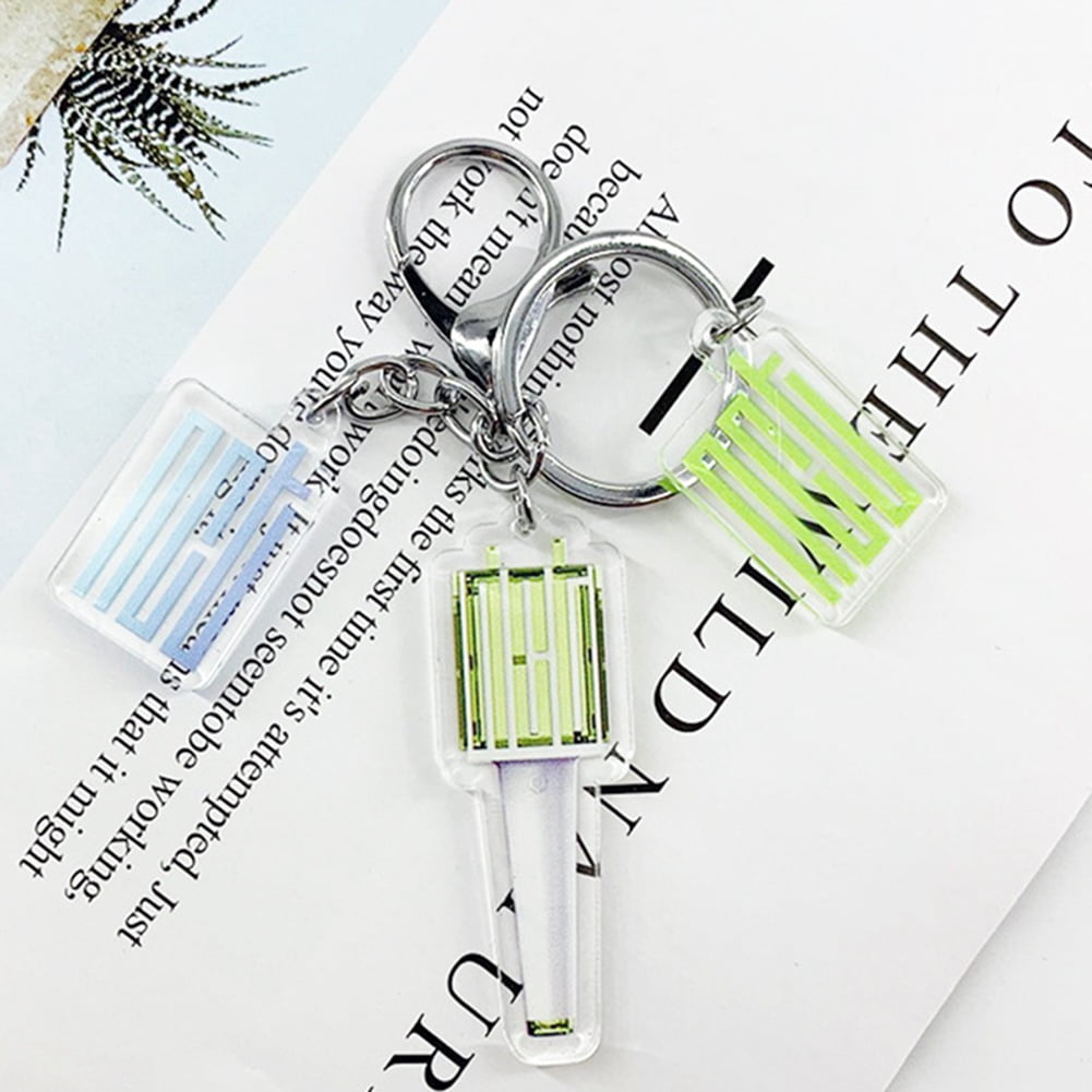 Kpop Blackpink Nct Twice Exo Got7 Cartoon Logo Shape Acrylic Keychain Colorful Letter Printing Pendant Key Rings Hot Gift For Fans Walmart Com