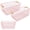 PINK, variant on 2 Pack 12" Wide Metal Mesh Baskets with Bamboo Handles for Pantry Organization | Wire Storage Bins for Kitchen, Cabinet, Fruit & Snacks | Decorative Farmhouse Style Organizer