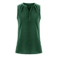 thumbnail image 5 of QUINDOS Womens Tank Tops Workout Green Sleeveless Summer V Neck Sexy Casual Tops Regular Printing Sleeveless Vest Tops Womens Camisoles, 5 of 9