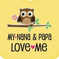 thumbnail image 4 of Inktastic Nana and Papa Love Me Baby Girl Girls Baby Bib, 4 of 4
