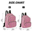 thumbnail image 2 of FORMRS Mini Backpack Purse for Women Travel Daypack Casual Shoulder Bag, Pink Doughnuts, 2 of 7
