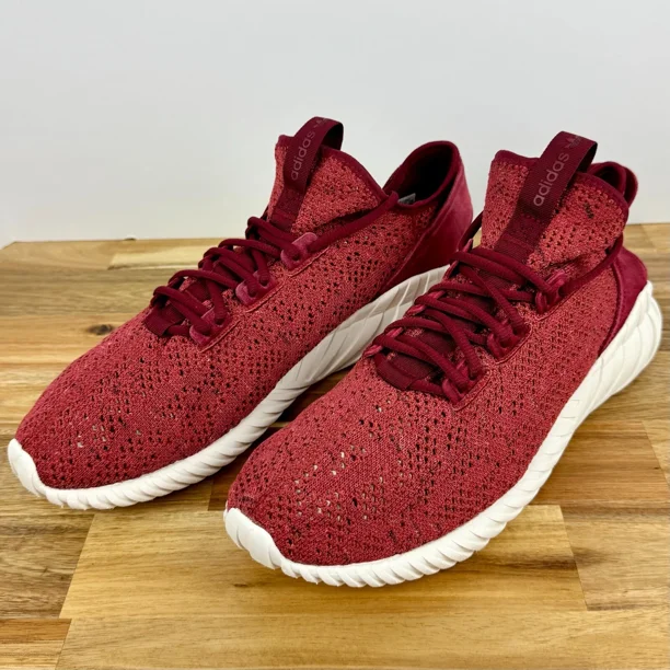 Adi - das Men's Size 13 Originals Tubular Doom Sock PK Shoes (BY3560) Mystery Red
