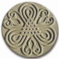 thumbnail image 1 of Fleur de Lis Stepping Stone Mold- Pack of 2, 1 of 1