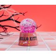 thumbnail image 6 of Sanrio Hello Kitty Pink Skeleton 3-Inch Mini Light-Up Snow Globe, 6 of 8