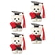 thumbnail image 5 of BRIGHTFUFU 4 Uds. Oso de peluche de graduación, Adorable muñeco de oso de dibujos animados, muñeco de oso de graduación, 5 of 7