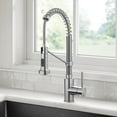 thumbnail image 3 of KRAUS Bolden Commercial Style 2-Function Single Handle Pull Down Kitchen Faucet in Spot-Free Stainless Steel, 3 of 8