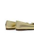 thumbnail image 3 of Womens square toe ballet flats with bow comfortable casual dress shoes for work or office, 3 of 6