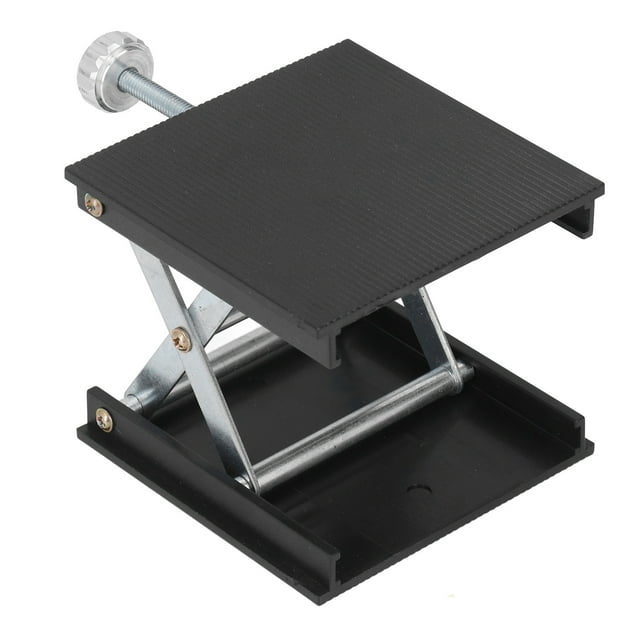 Laboratory Lifting Platform, Convenient to Use Adjustable Lift Stand Durable Performance Aluminum Alloy For Measuring Tools Silver,Black