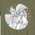 thumbnail image 3 of Frozen 2 - Anna Elsa Rainbow - Toddler And Youth Short Sleeve Graphic T-Shirt, 3 of 5