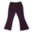 thumbnail image 5 of Stephy Women's New Thin Elastic Loose Large Size Korean Version of Everything Long Trousers Casual Trousers Haren, Black, L, 5 of 9