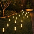 thumbnail image 5 of Solar Lights, 20 LED Bubble Column Stake Lights, Warm White Lights, Waterproof Outdoor Garden Yard Pathway Decor, Auto On Off, 5 of 7