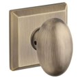 thumbnail image 6 of Baldwin Ellipse Single Dummy Door Knob with Traditional Square Rose, 6 of 6