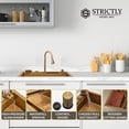 thumbnail image 3 of Strictly Sinks 33 Inch Waterfall Kitchen Sink with Glass Rinser–16 Gauge Drop In Kitchen Sink with 360° Pull-Out Faucet,Waterfall Sprayer,Wood Cutting Board,Colander,Drain & Kitchen Sink Accessories, 3 of 7