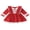 Red, variant on Sylvamorning Little Girls Christmas Princess Dress Clothes 1 2 3 4 5 6 T Kids Girls Long Sleeve A-line Dress Christmas Holiday-themed Dress Clothing for Children Girls