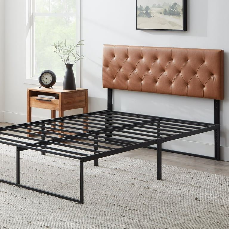 Faux leather upholstered headboard deals