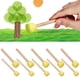 thumbnail image 1 of 20 Uds. Pinceles de espuma, pincel de esponja para pintar, pincel para teñir, pinceles para pintar Diy, esponjas de pintura redondas para pintar, 1 of 8