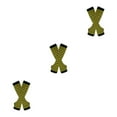 thumbnail image 3 of mmirethe Over Knee Socks For Thick Thighs Easy To Wear And Made With Polyester Soft And Breathable yellow and black 3Set, 3 of 6