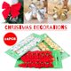 thumbnail image 2 of Lazos de mariposa para árbol de Navidad, adornos colgantes con purpurina para decoración de fiestas y vacaciones, 12 piezas, 2 of 4