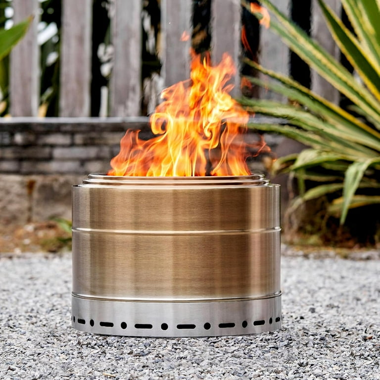 SURESTOVE Smokeless Outdoor Fire Pit | Portable, Stainless Steel
