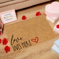 thumbnail image 6 of Discount! FNGZ Valentine's Day Carpet Alentine's Day Floor Mats Holiday Mats Welcome Door Mats Polyester Door Mats Red, 6 of 9