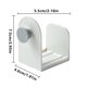 thumbnail image 4 of Bearachild 1 par de soportes para tapas de ollas, estantes para tapas de sartenes montados en la pared, organizador de cucharas de cocina de plástico, Almacenamiento y organización del hogar Blanco Bearachild HA005048-01, 4 of 6