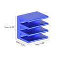 thumbnail image 4 of Uxcell Blue Thermal Sticky Aluminum Heatsink Electronics Cooler  0.28 x 0.28 x 0.24 inch 20 Pcs, 4 of 5