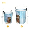 thumbnail image 5 of Xecao Funny Cat Taking a Bath Print Laundry Hamper Basket,designed for Blanket Storage and Nursery Clothes in the Bedroom, 5 of 8