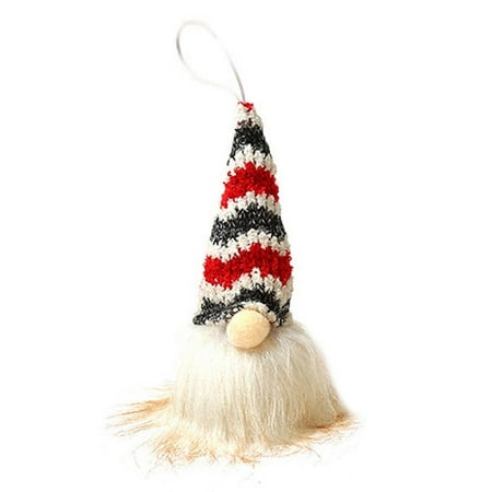 

Younar Christmas Decorations Knitted LED Doll Pendant with Light Halloween Doll Ornament Faceless Doll Beautiful Shop Window Decor Suitable for Christmas Thanksgiving or Birthday charmingly