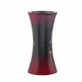 thumbnail image 3 of AeraVida Red and Black Grdient Vase with Balinese Flower Natural Mango Tree Wood Set of 2 Flower Vase, 3 of 5