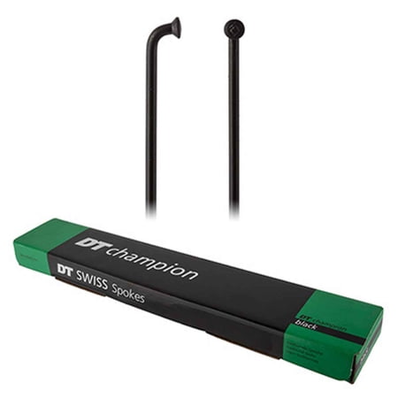 DT Swiss Champion Spoke 2.34mm 302mm J-bend Black Straight Gauge Individual price history on PriceWatchPro