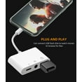 thumbnail image 4 of Lightning to 3.5mm Headphone Jack Adapter (3in1)for iPhone 14 13 12 11 Pro Max for Apple MFi Certified Aux Audio OTG Dongle for iPad Cable Charger Splitter Earphone Charging Car Accessories Connector, 4 of 7